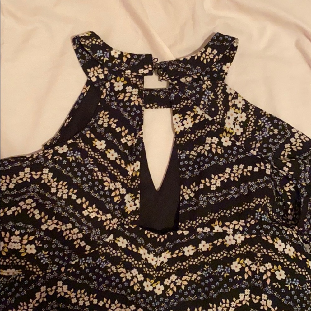 Black floral dress - Picture 4 of 4